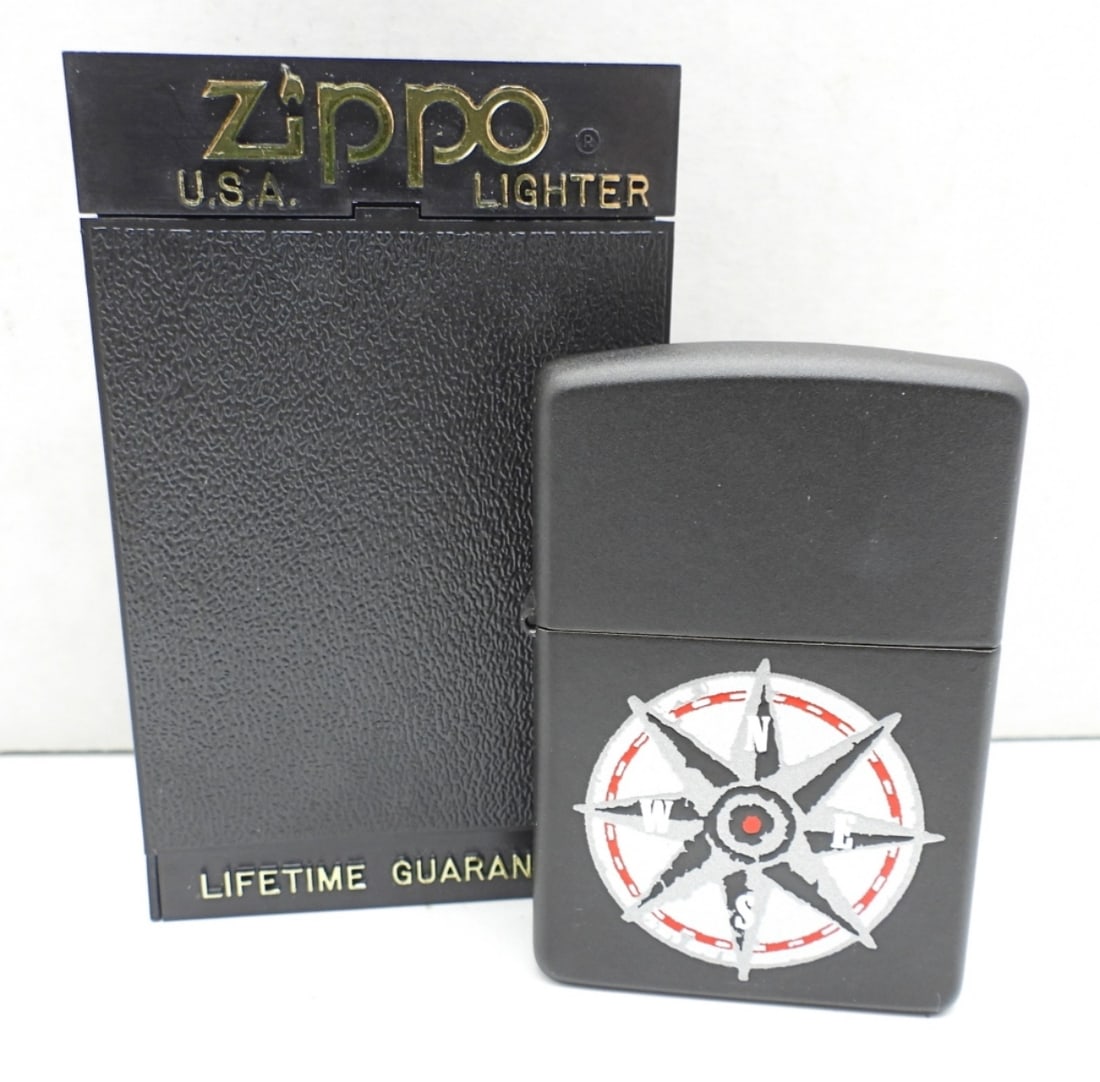 2000 UNFRIED COMPASS ZIPPO (1 of 4)