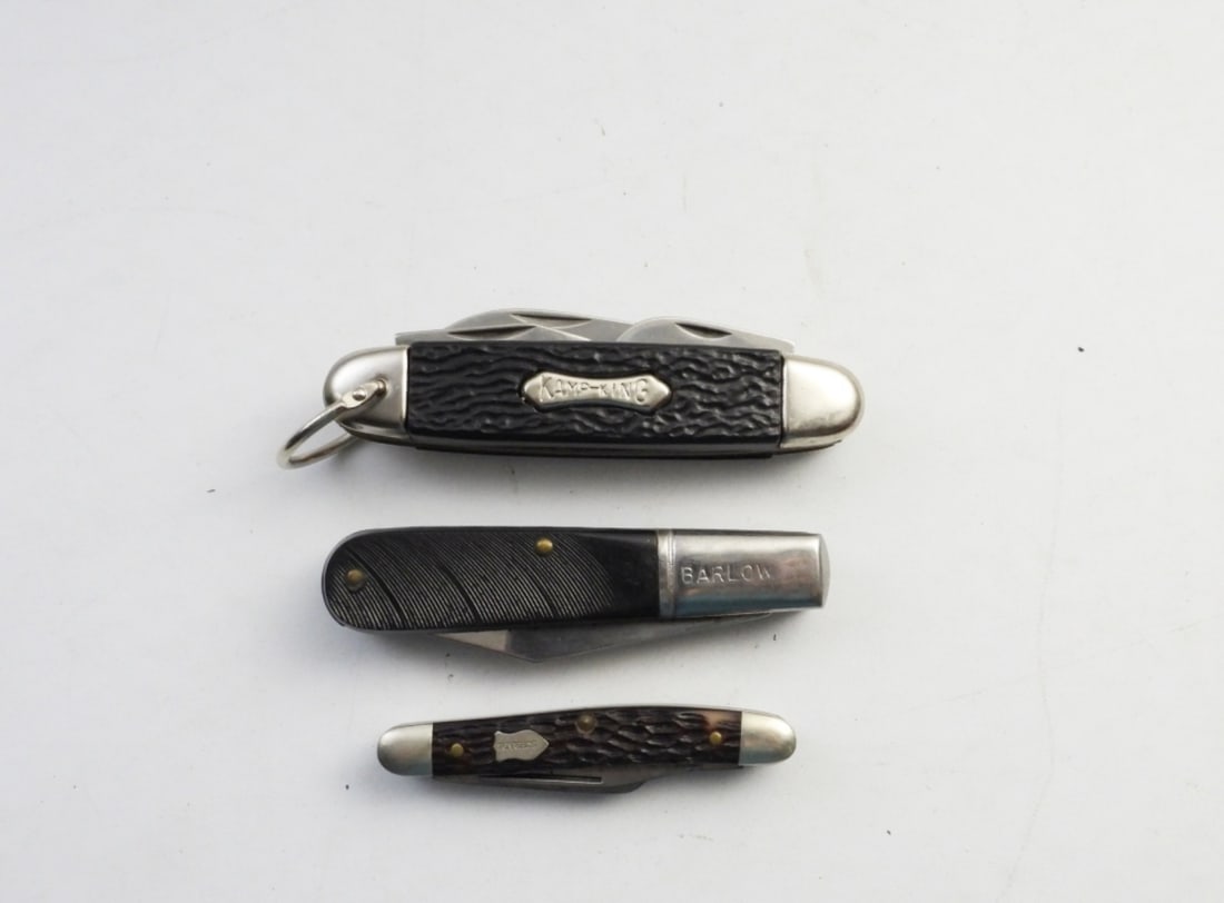 (3) FOLDING POCKET KNIVES (1 of 2)