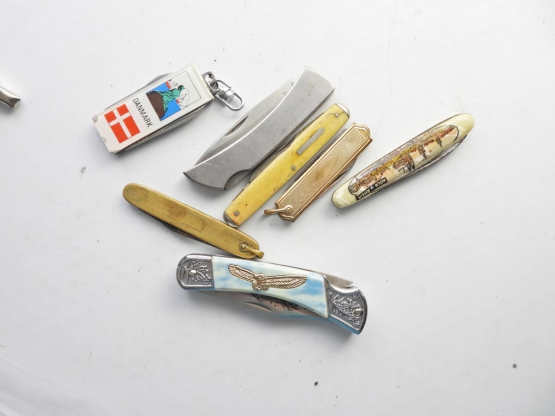 (7) POCKET KNIFE LOT - GREAT MIX (1 of 2)