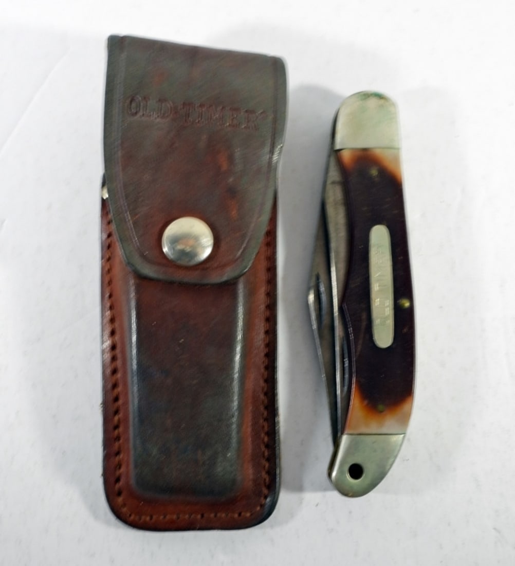 SCHRADE OLD TIMER 250T WITH SHEATH (1 of 4)