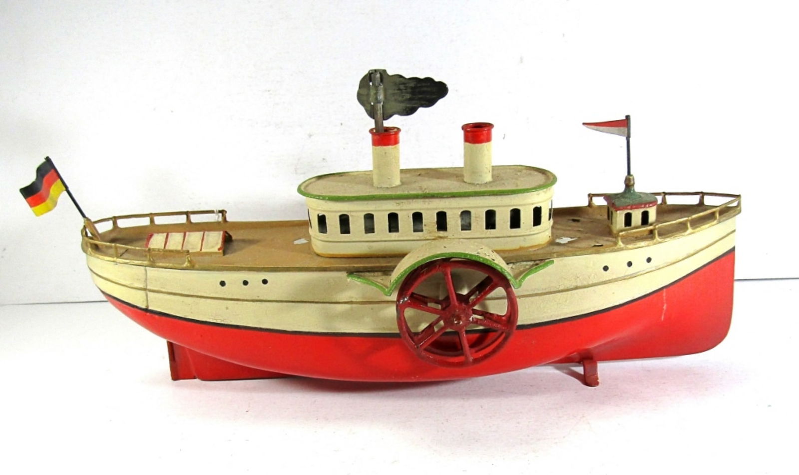 CLOCKWORK STEAM TIN SHIP (1 of 3)