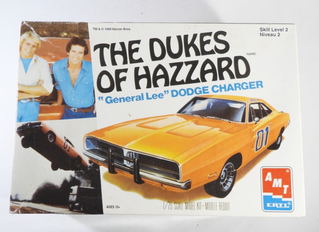 THE DUKES OF HAZZARD "GENERAL LEE": DODGE CHARGER IN ORIG BOX ERTL KIT