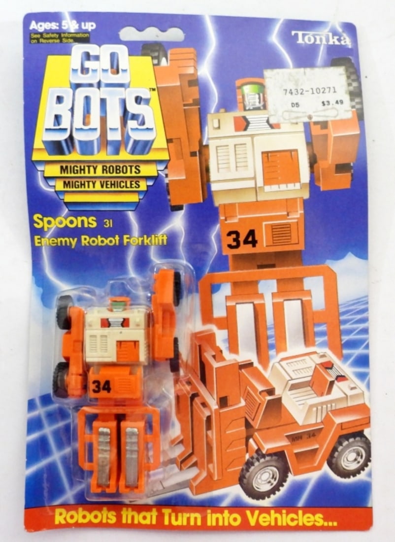 1983 GO BOTS FACTORY SEALED "SPOONS" (1 of 2)