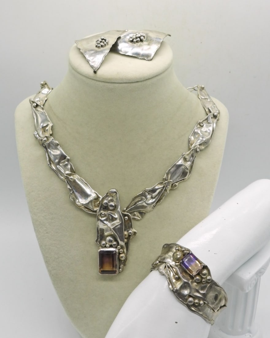 ARTISAN STERLING AMETRINE SET (1 of 6)