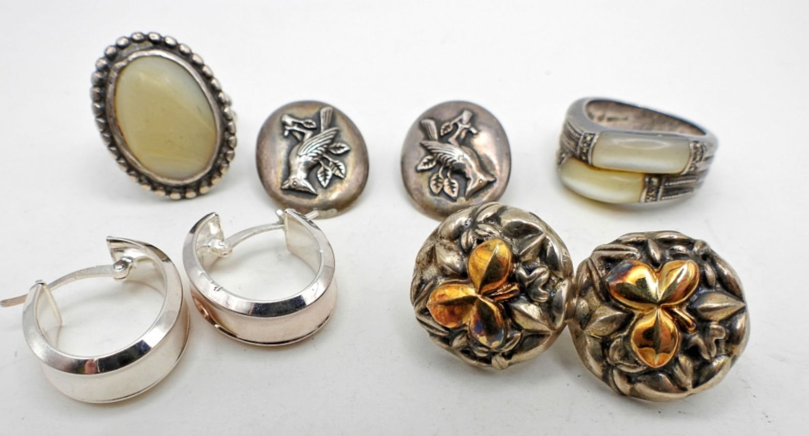 5PC VINTAGE STERLING SILVER JEWELRY (1 of 3)
