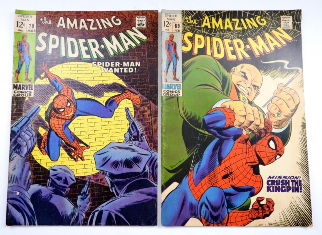 (2) AMAZING SPIDER-MAN #69 & #70 MARVEL (1 of 3)