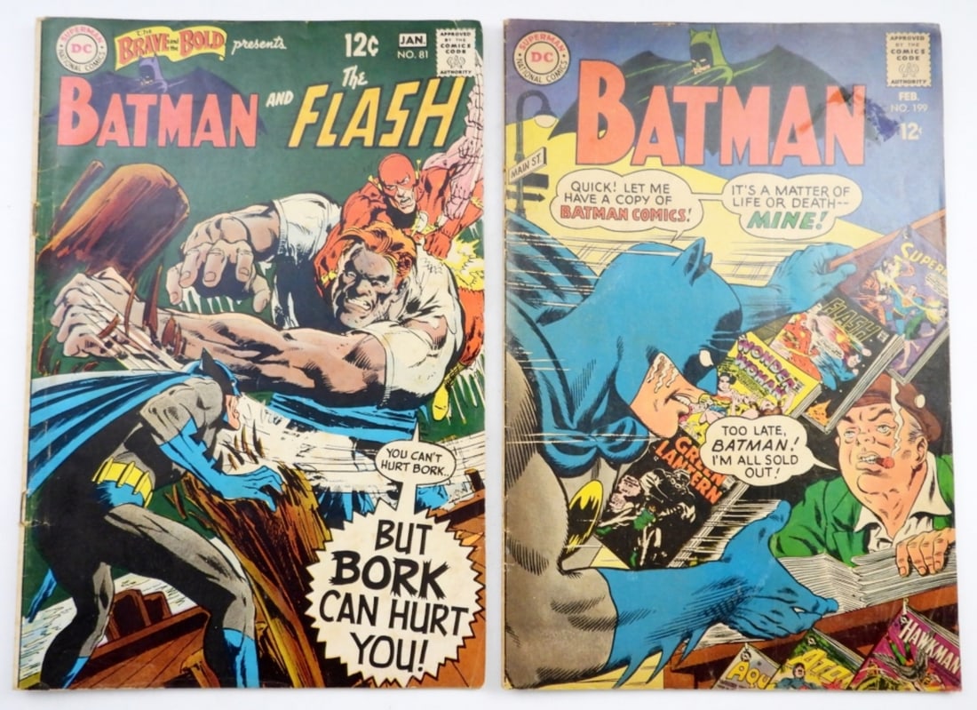 (2) DC BATMAN 12c COMICS (1 of 3)
