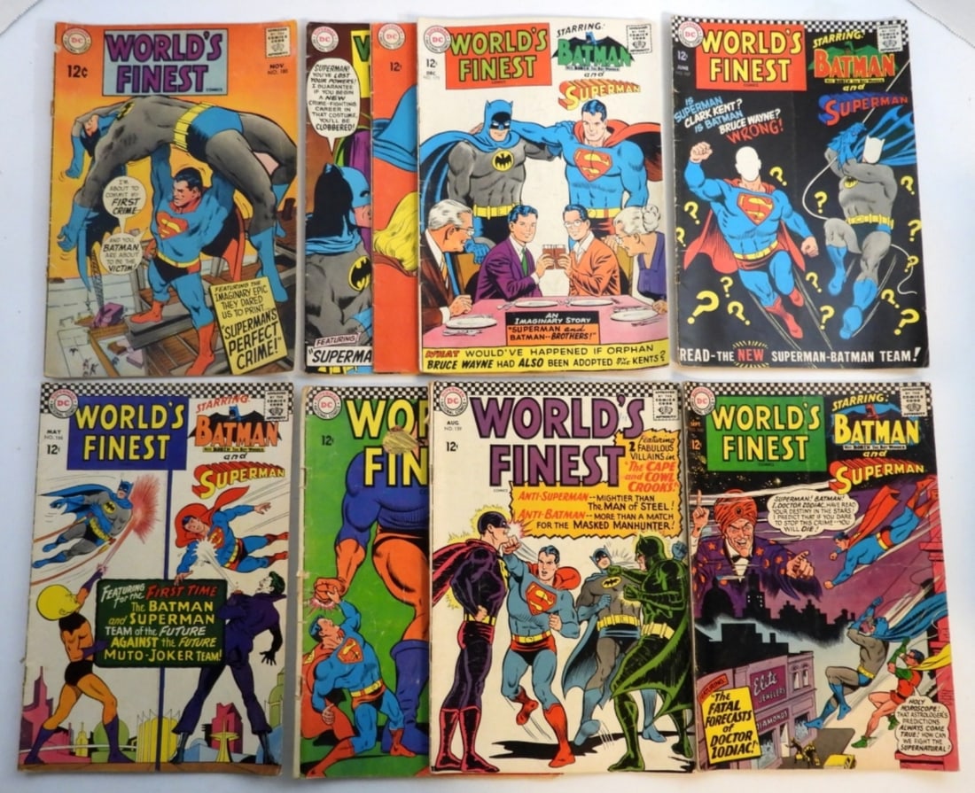 (9) VINTAGE DC WORLD'S FINEST COMICS (1 of 3)