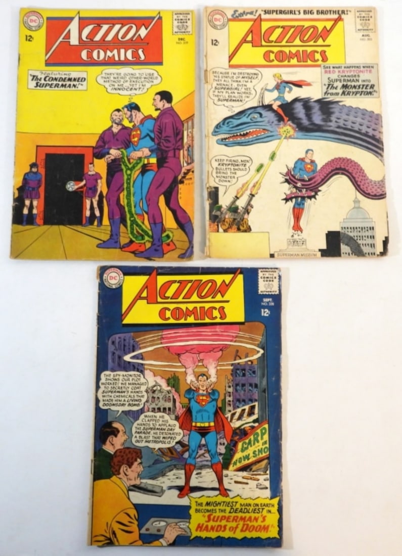 (3) SILVER AGE DC ACTION COMICS (1 of 3)