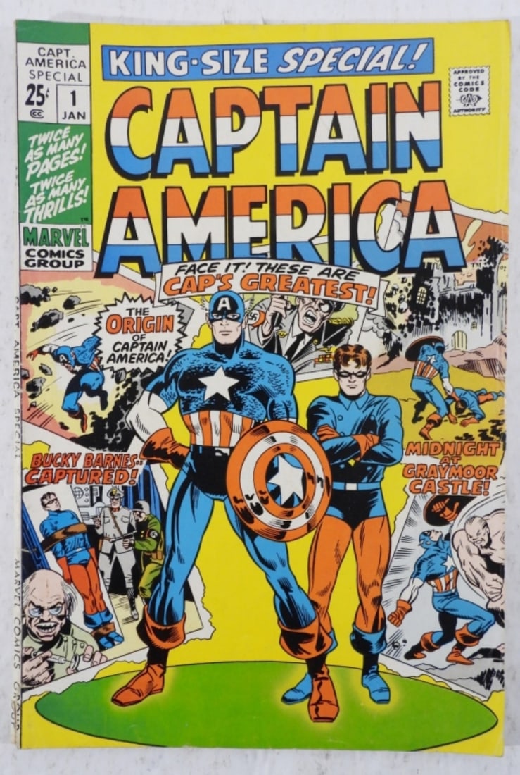 1971 CAPTAIN AMERICA KING-SIZE #1 (1 of 3)