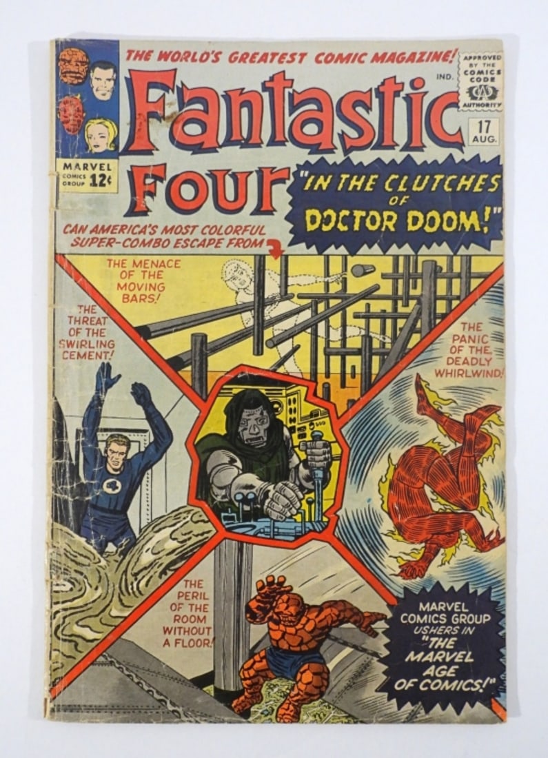 1963 FANTASTIC FOUR #17 MARVEL COMIC (1 of 4)