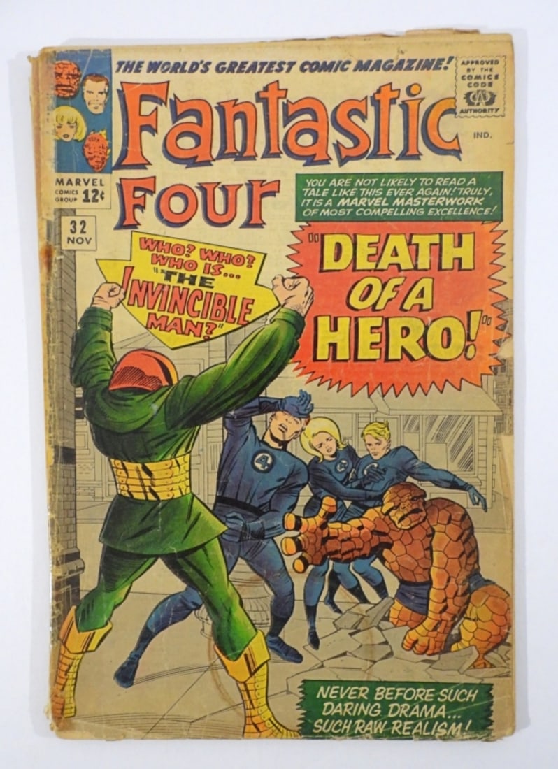 1964 FANTASTIC FOUR #32 MARVEL COMIC (1 of 4)