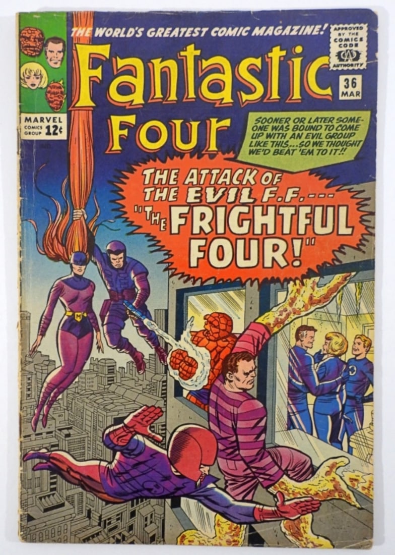 1965 FANTASTIC FOUR #36 MARVEL COMIC (1 of 4)