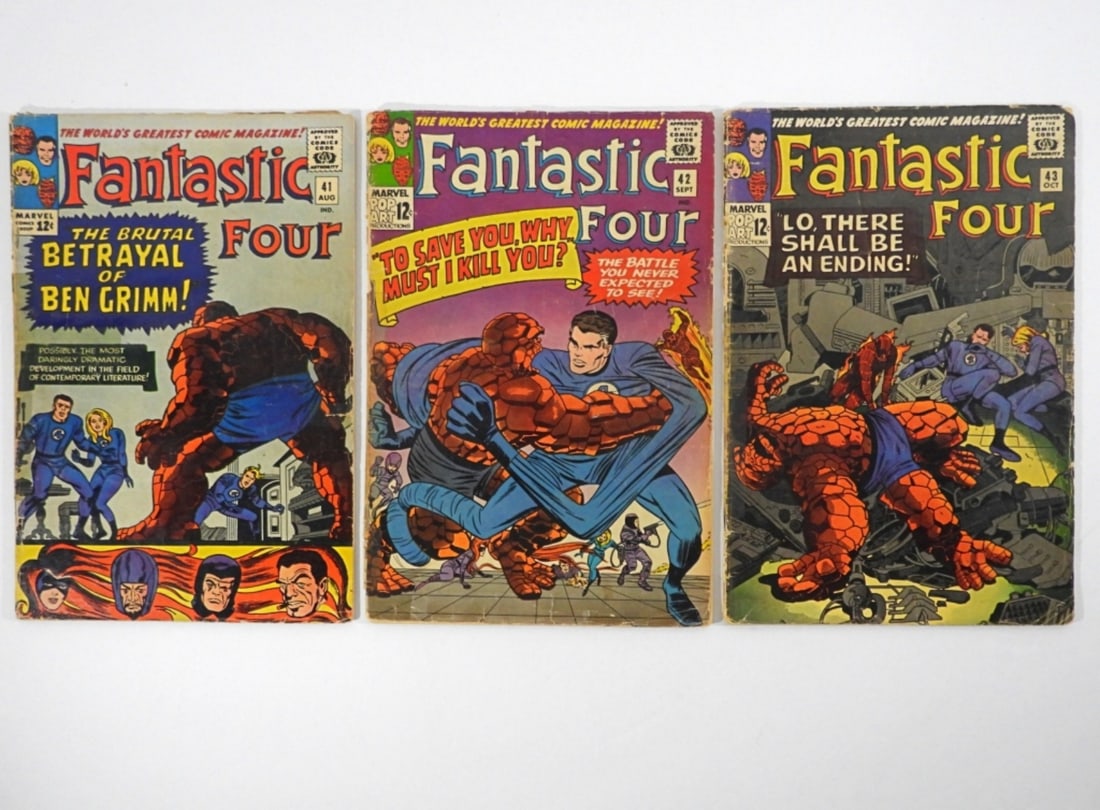 (3) 1965 FANTASTIC FOUR #41, #42, #43 (1 of 3)