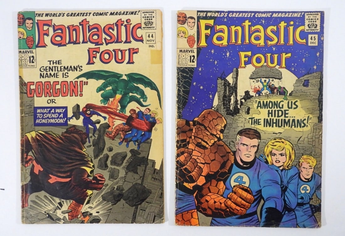 (2) 1965 FANTASTIC FOUR #44 & #45 MARVEL (1 of 3)