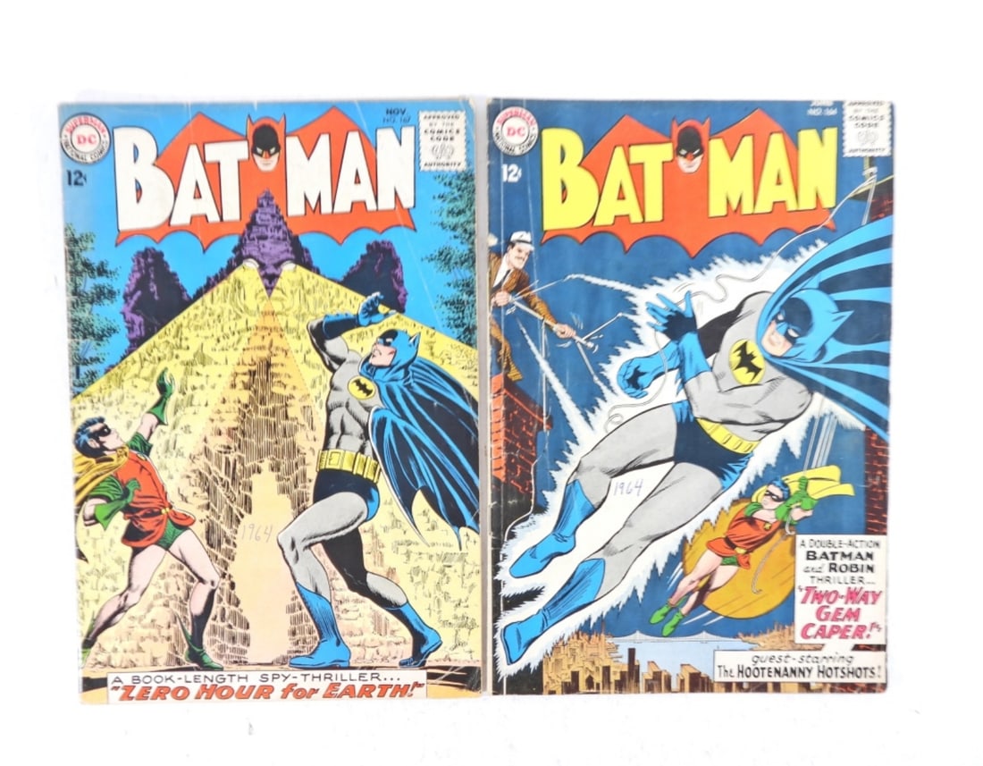 2CT VINTAGE 12c DC BATMAN COMICS (1 of 3)