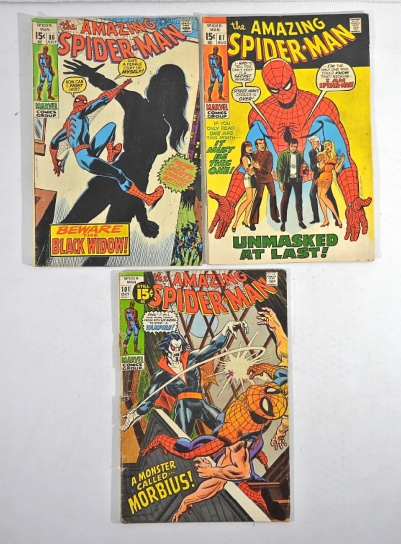 (3) SPIDER-MAN MARVEL 15c ISSUES (1 of 3)