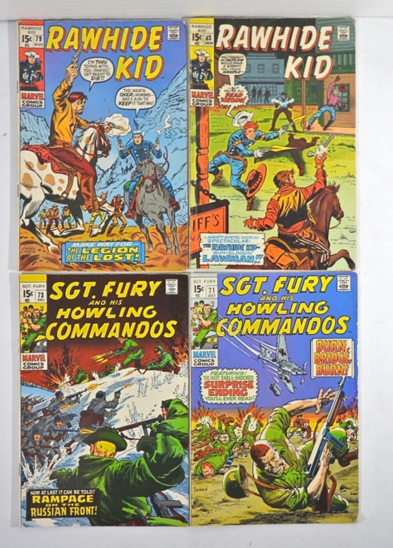 (4) MARVEL 15c COMIC ISSUES (1 of 3)