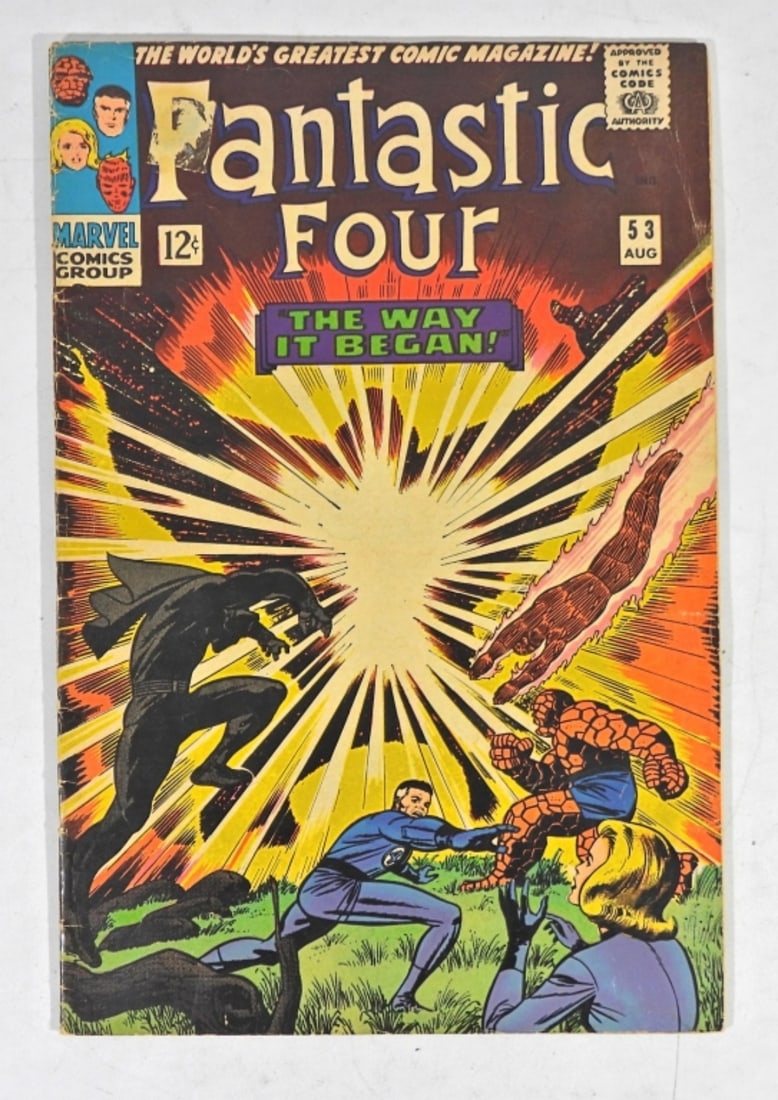 MARVEL FANTASTIC FOUR 12c VINTAGE COMIC (1 of 4)