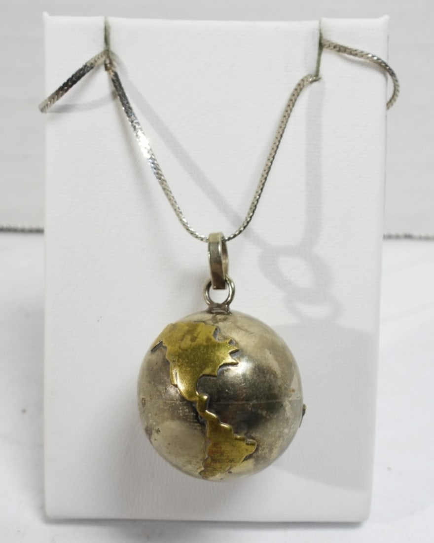 HARMONY BALL-GLOBE NECKLACE (1 of 1)