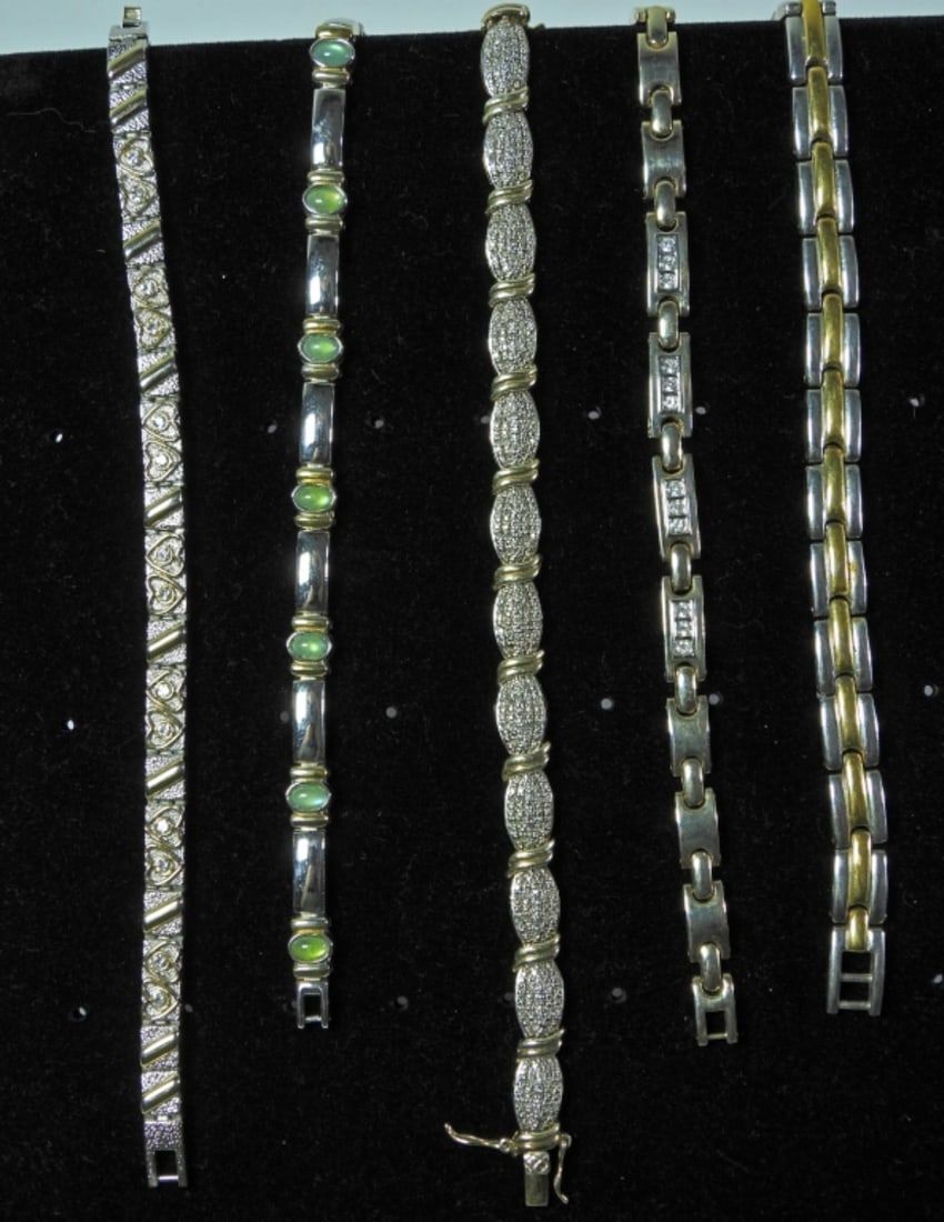 (5) FASHION BRACELETS FUN LOT (1 of 3)