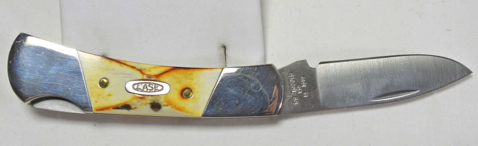 Case Xx V5254hb Ss Hobo Knife; Stag Handles!