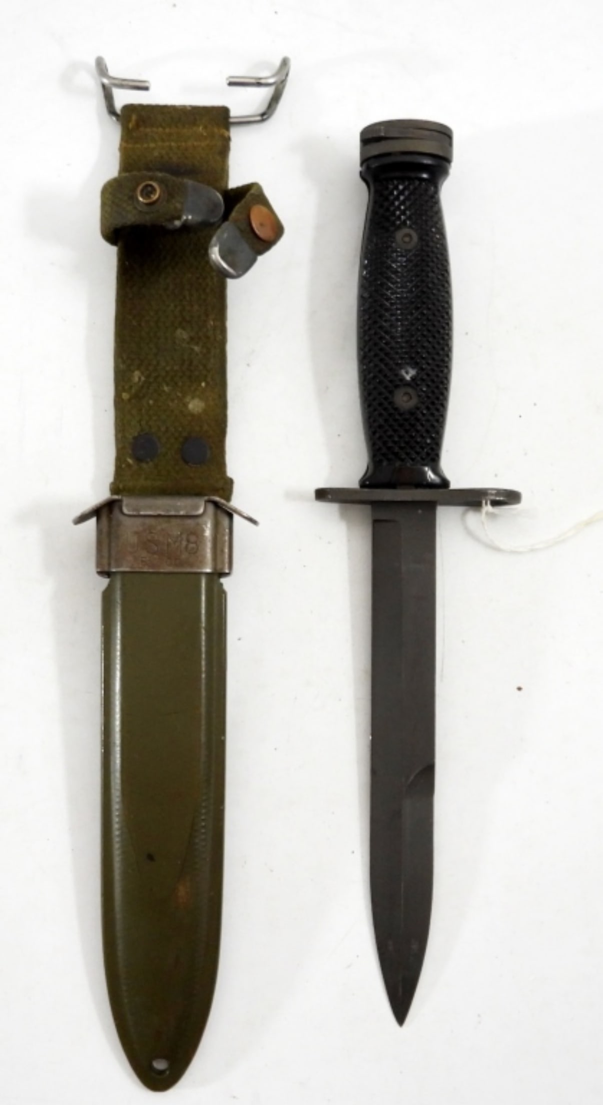 USM8 MILITARY CARBINE BAYONET: WITH SCABBARD - NICE CONDITION