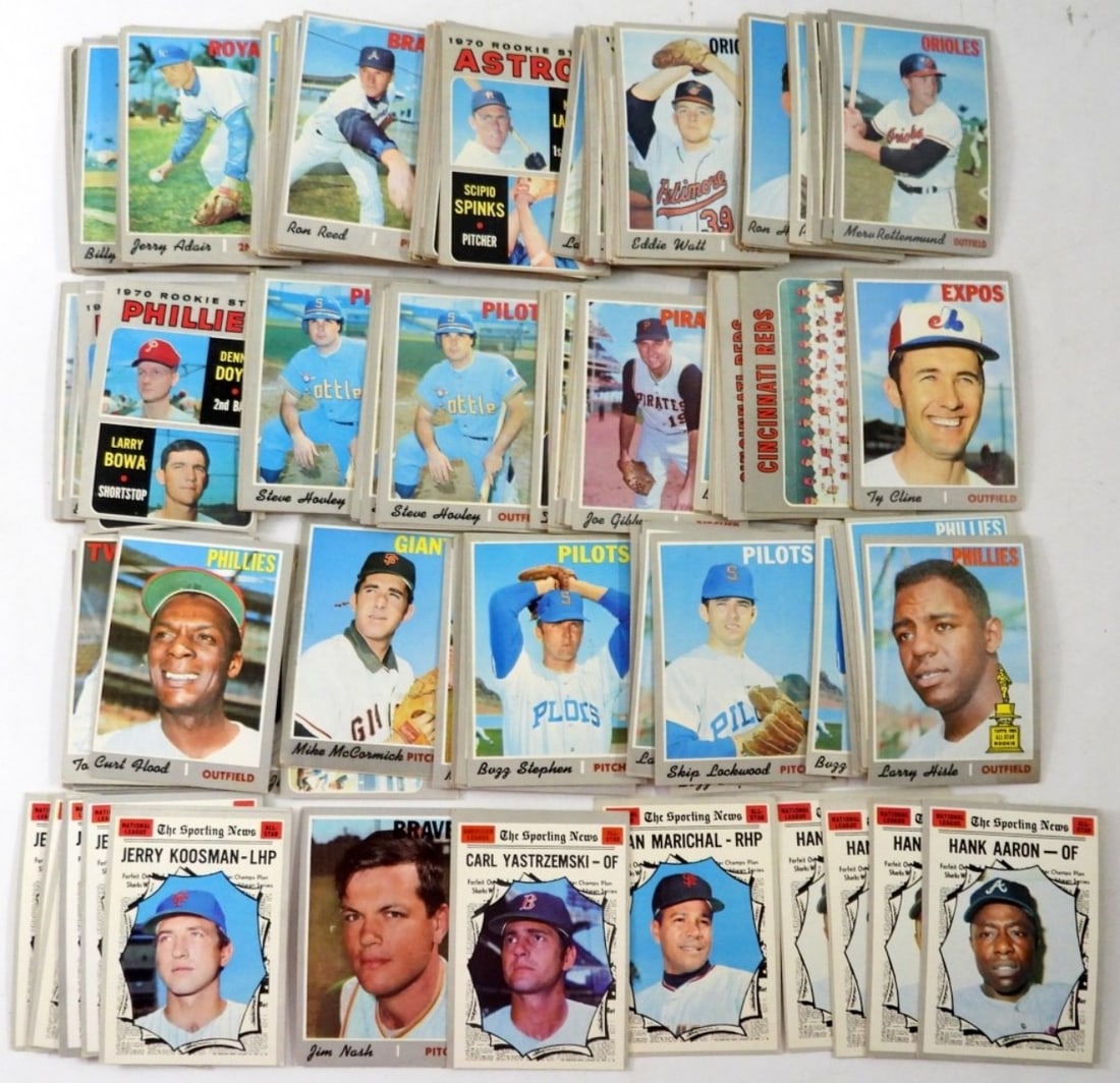 (180) 1970 TOPPS BASEBALL CARDS (1 of 3)