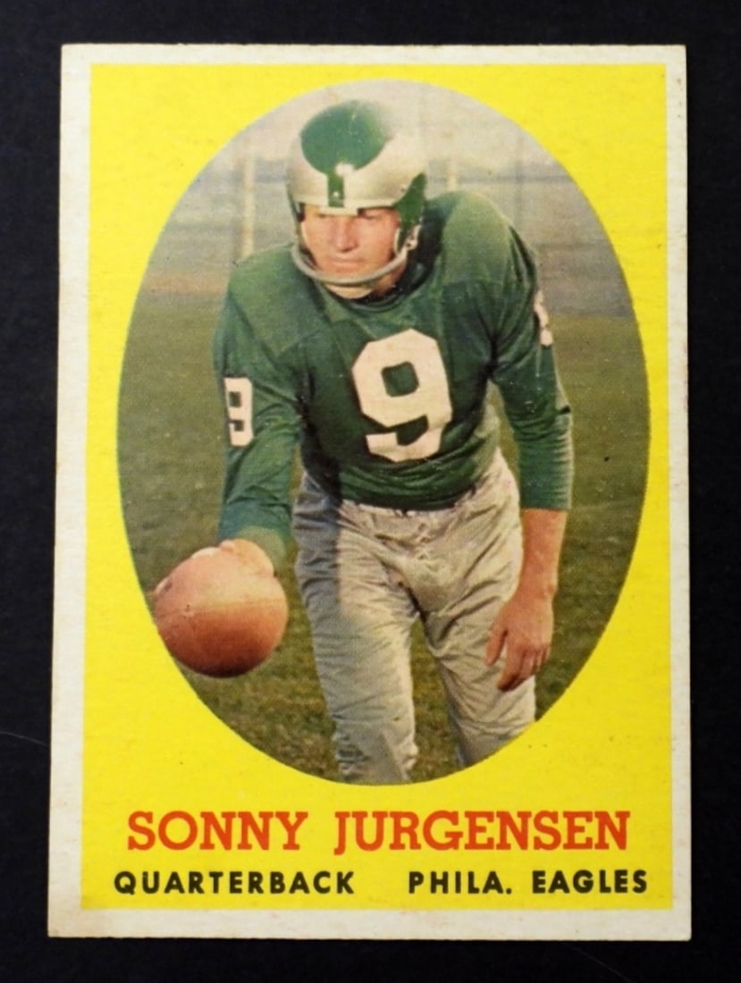 1958 TOPPS #90 SONNY JURGENSEN ROOKIE (1 of 2)