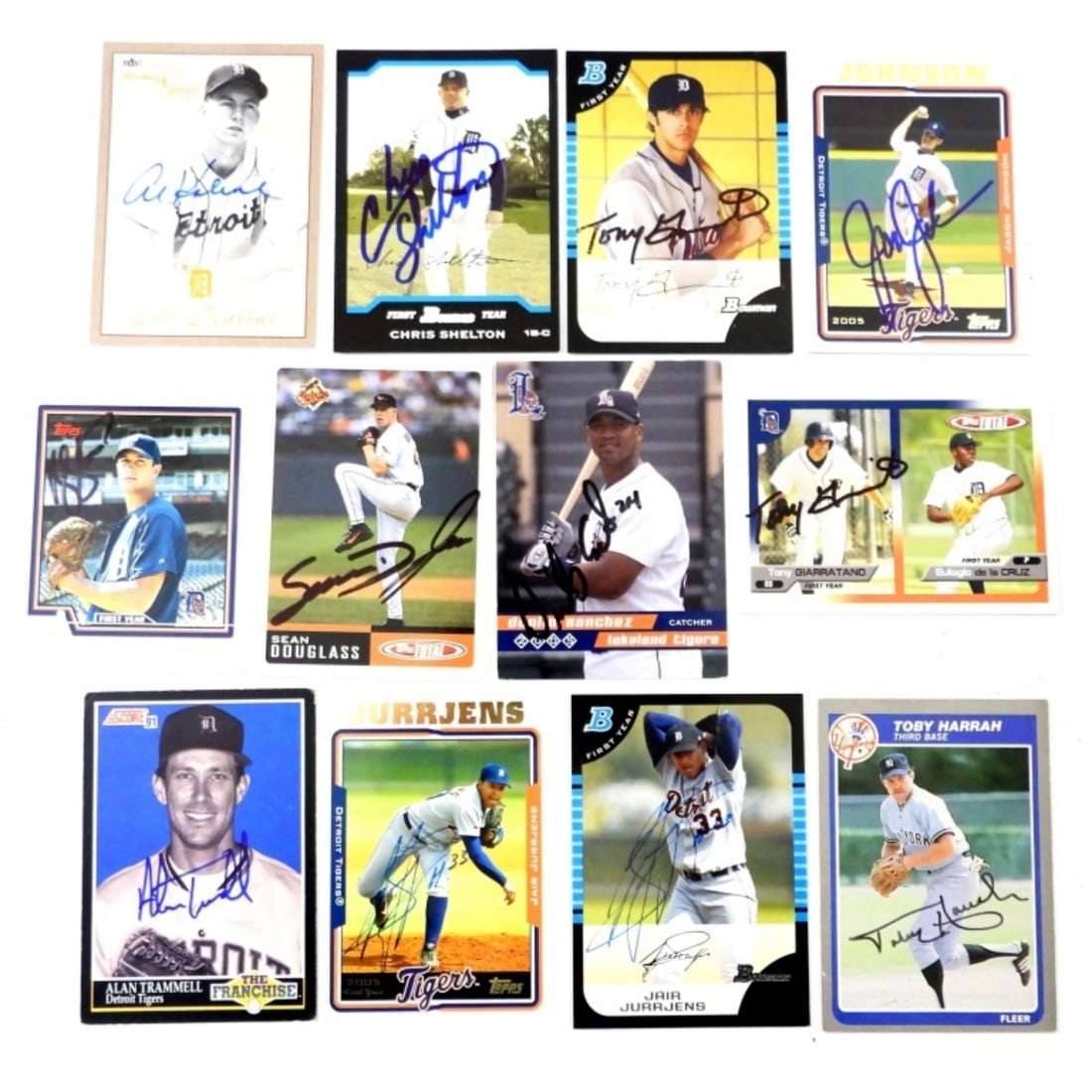 (12) SIGNED BASEBALL CARDS - GREAT MIX (1 of 4)