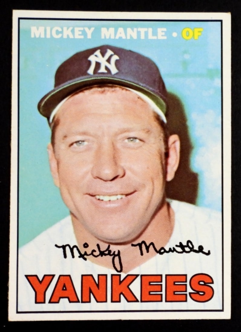 1967 TOPPS #150 MICKEY MANTLE (1 of 2)