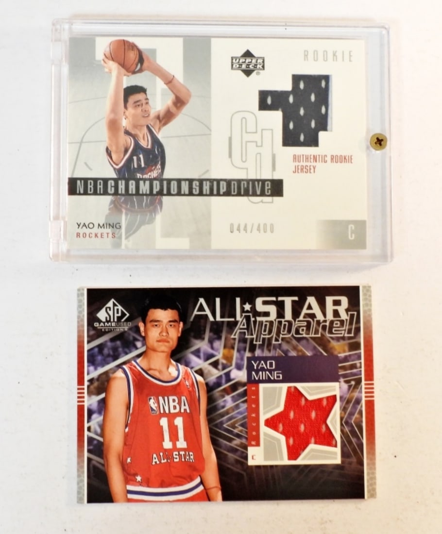 (2) YAO MING PATCH CARDS (1 of 4)