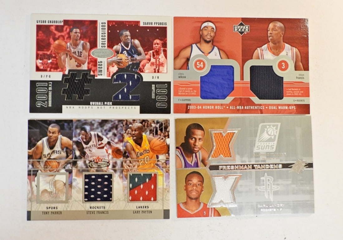 (4) JERSEY PATCH CARDS-VARIOUS (1 of 2)