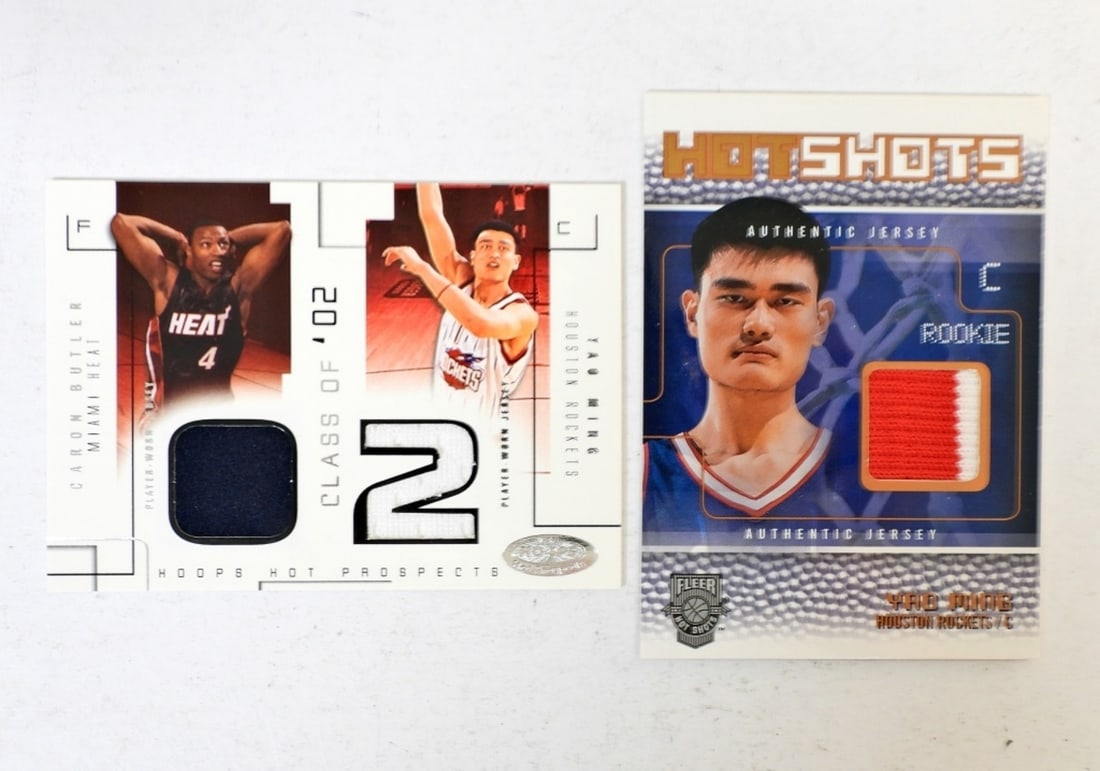(2) LE JERSEY CARDS YAO MING + ROOKIE (1 of 4)