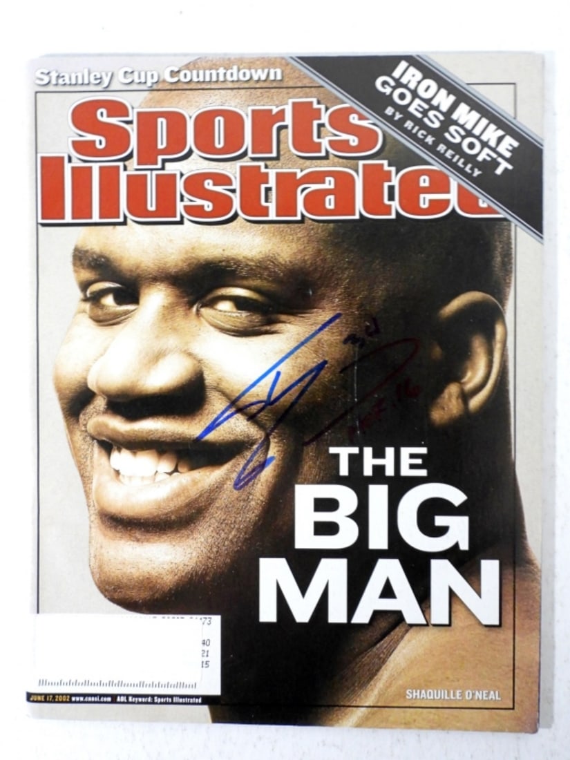 SHAQUILLE ONEAL SIGNED SI 2002 (1 of 3)