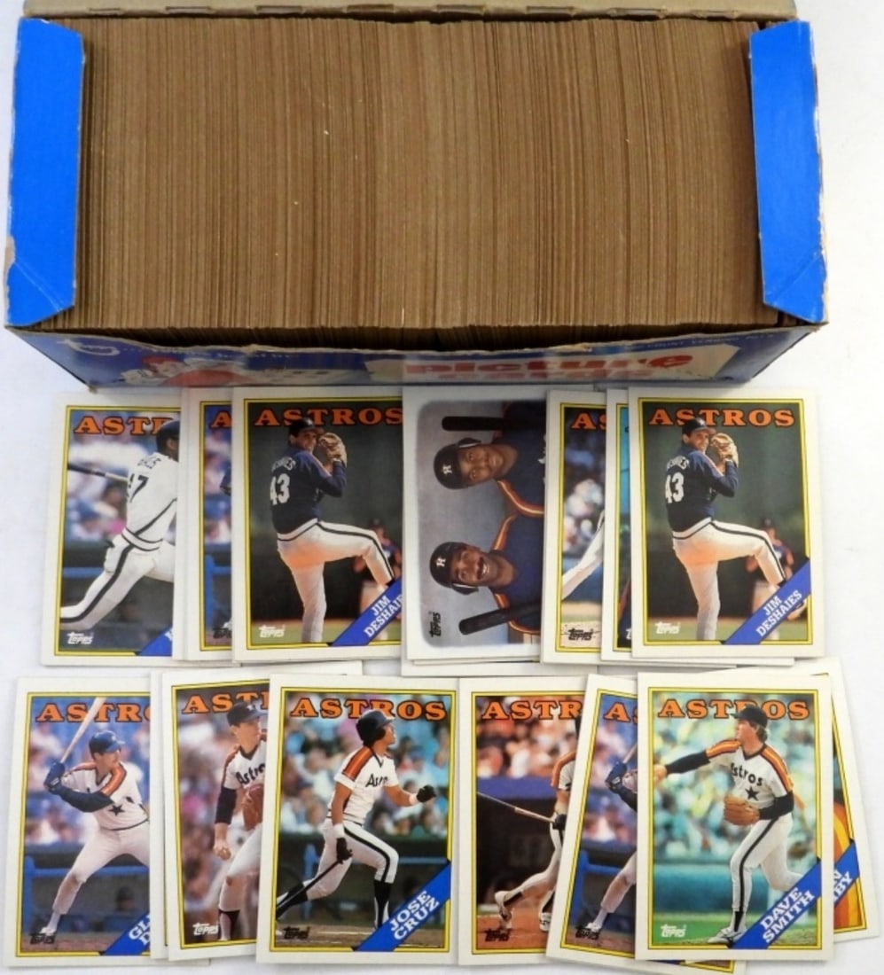 APPROX 500 1988 TOPPS ASTRO BASEBALL CARDS (1 of 2)