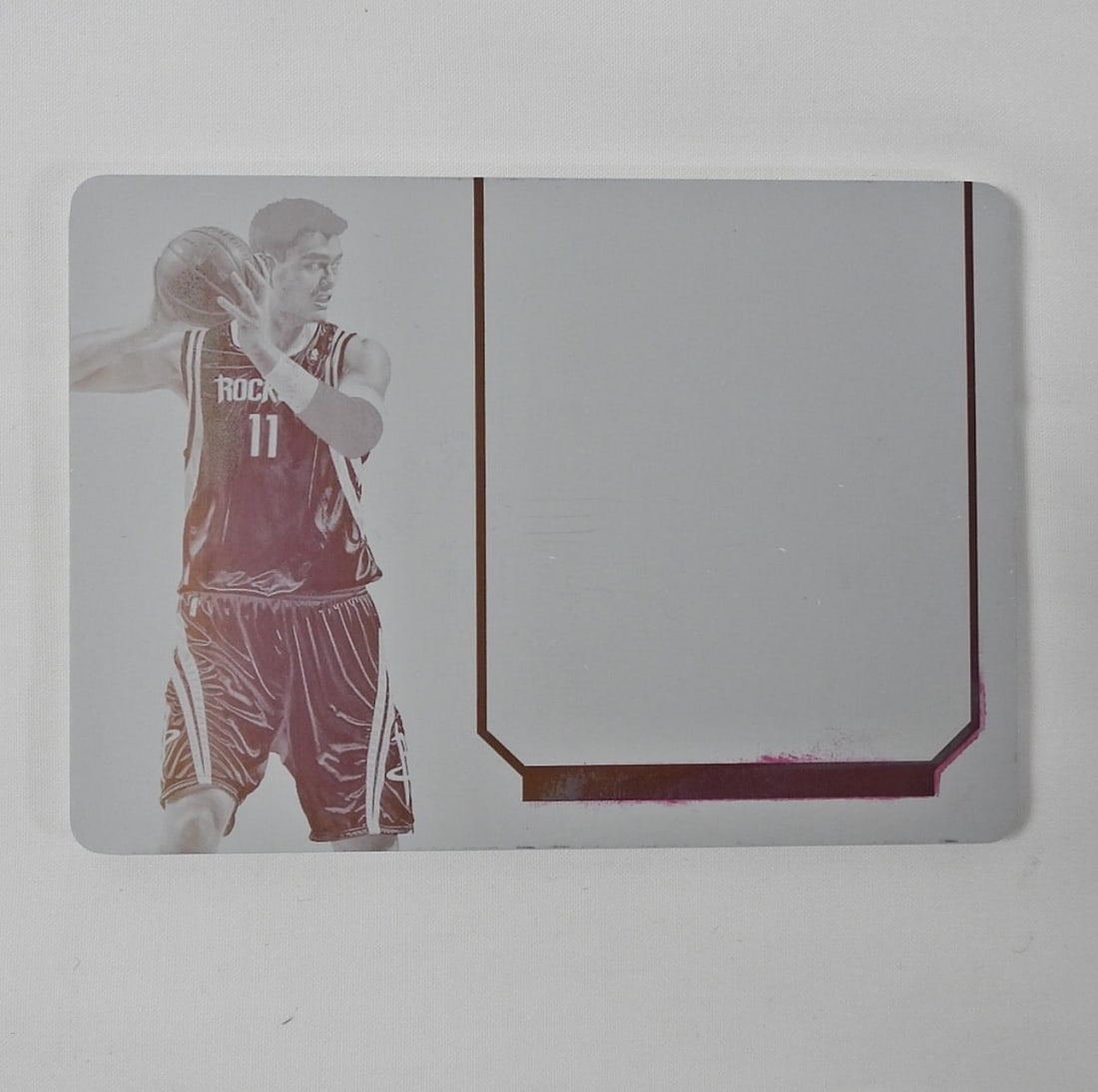 PRINTING PLATE-MAGENTA, YAO MING (1 of 2)