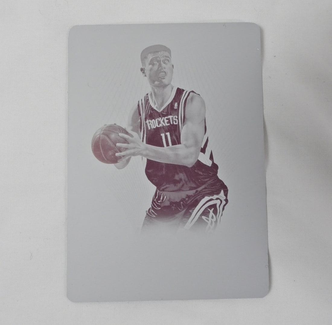 YAO MING PRINTING PLATE-MAGENTA CARD #65 (1 of 2)