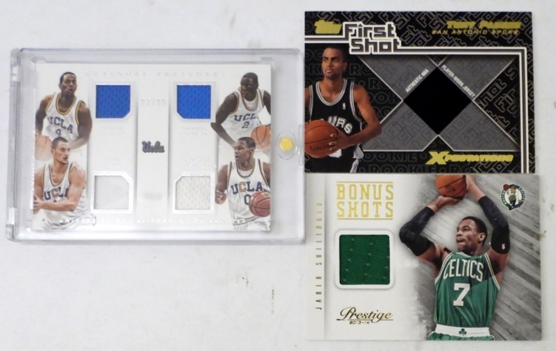 (3) BASKETBALL JERSEY INSERT CARDS (1 of 2)