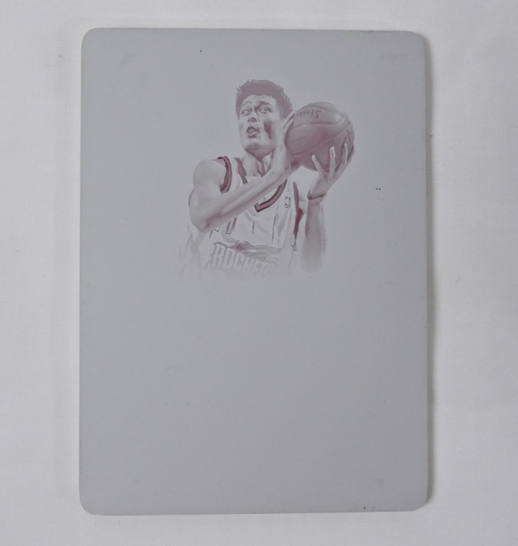 PRINTING PLATE YAO MING MAGENTA 1/1 PANINI (1 of 2)