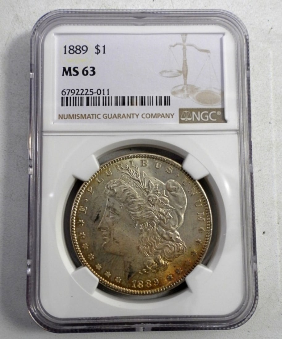 1889 MORGAN DOLLAR NGC MS-63 (1 of 2)