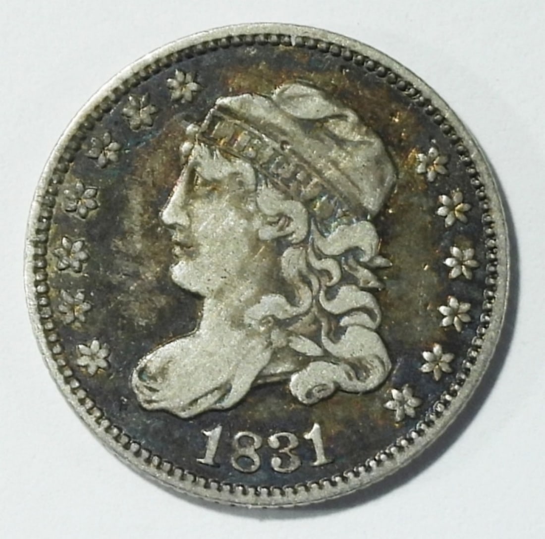 1831 CAPPED BUST HALF DIME VG (1 of 2)