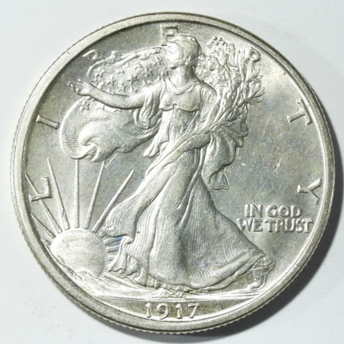 1917 WALKING LIBERTY HALF AU (1 of 2)