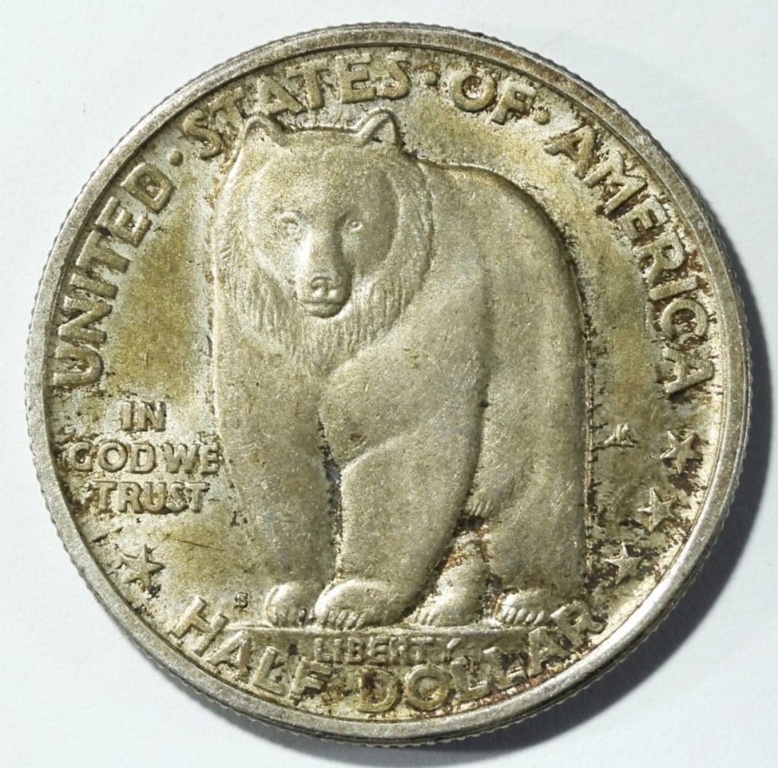 1936-S BAY BRIDGE COMMEM HALF XF: TOP RATED AUCTION HOUSE