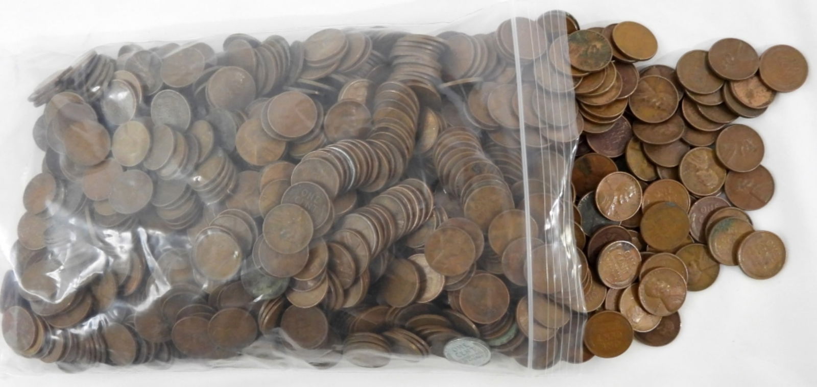 1000 MIXED DATE WHEAT CENTS (1 of 2)