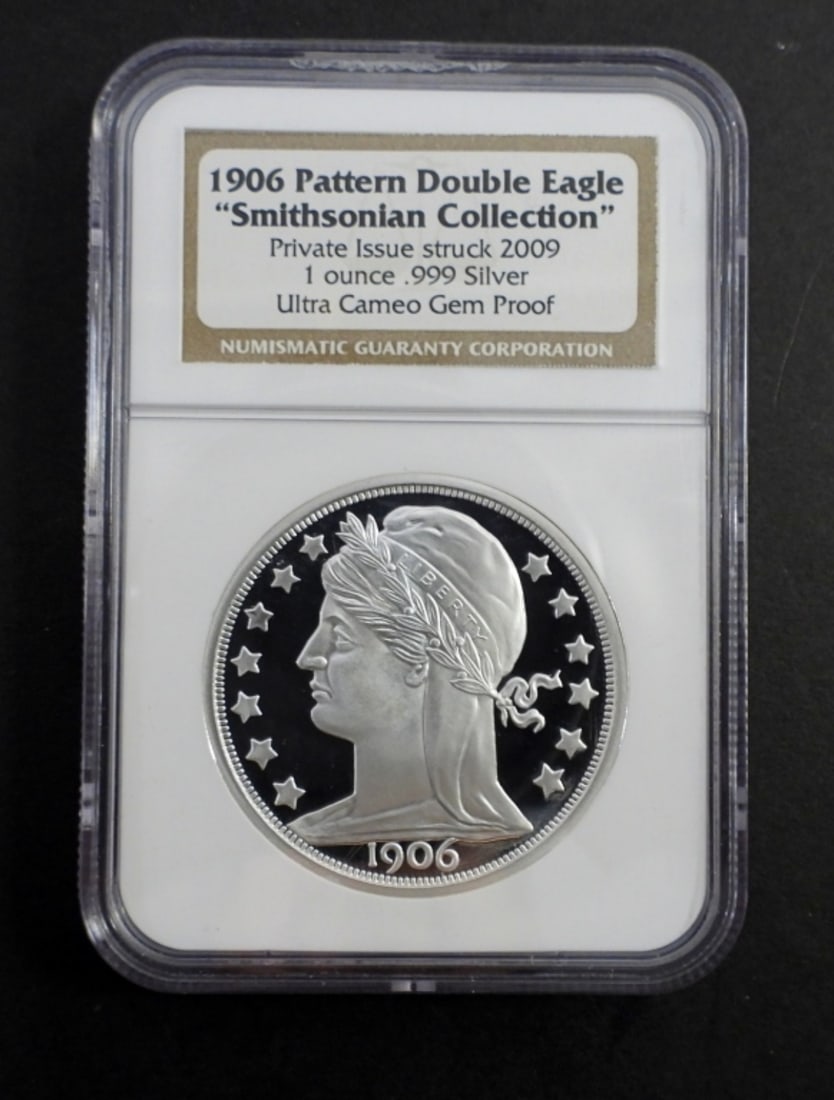 1906 PATTERN DOUBLE EAGLE NGC UC GEM PF (1 of 2)