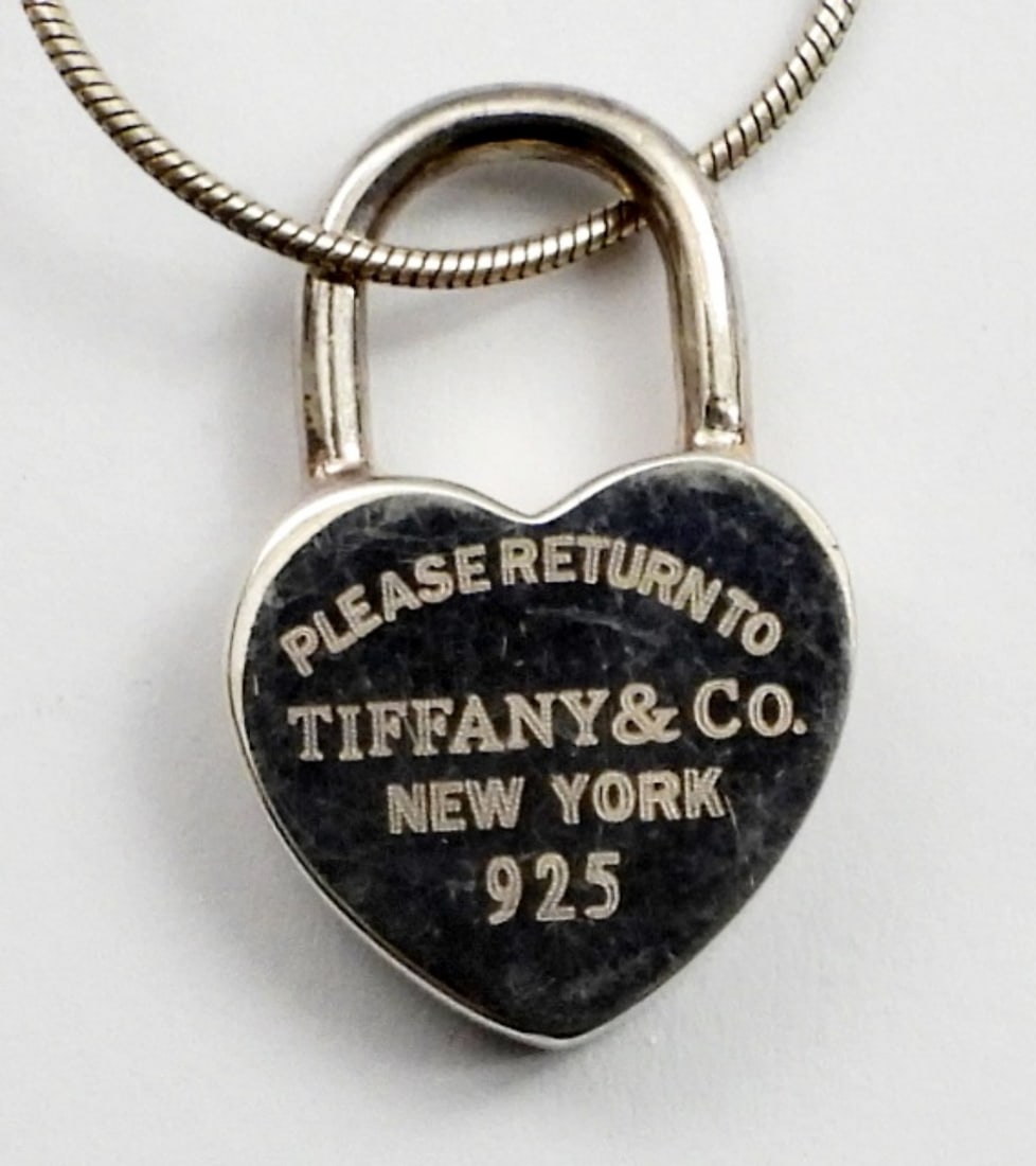 TIFFANY & CO STERLING LOCKET NECKLACE