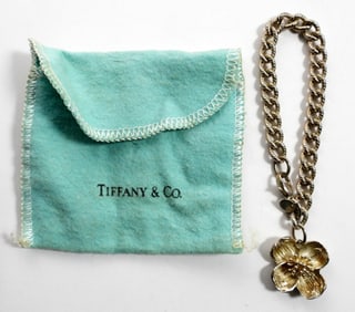 TIFFANY & CO STERLING FLOWER BRACELET