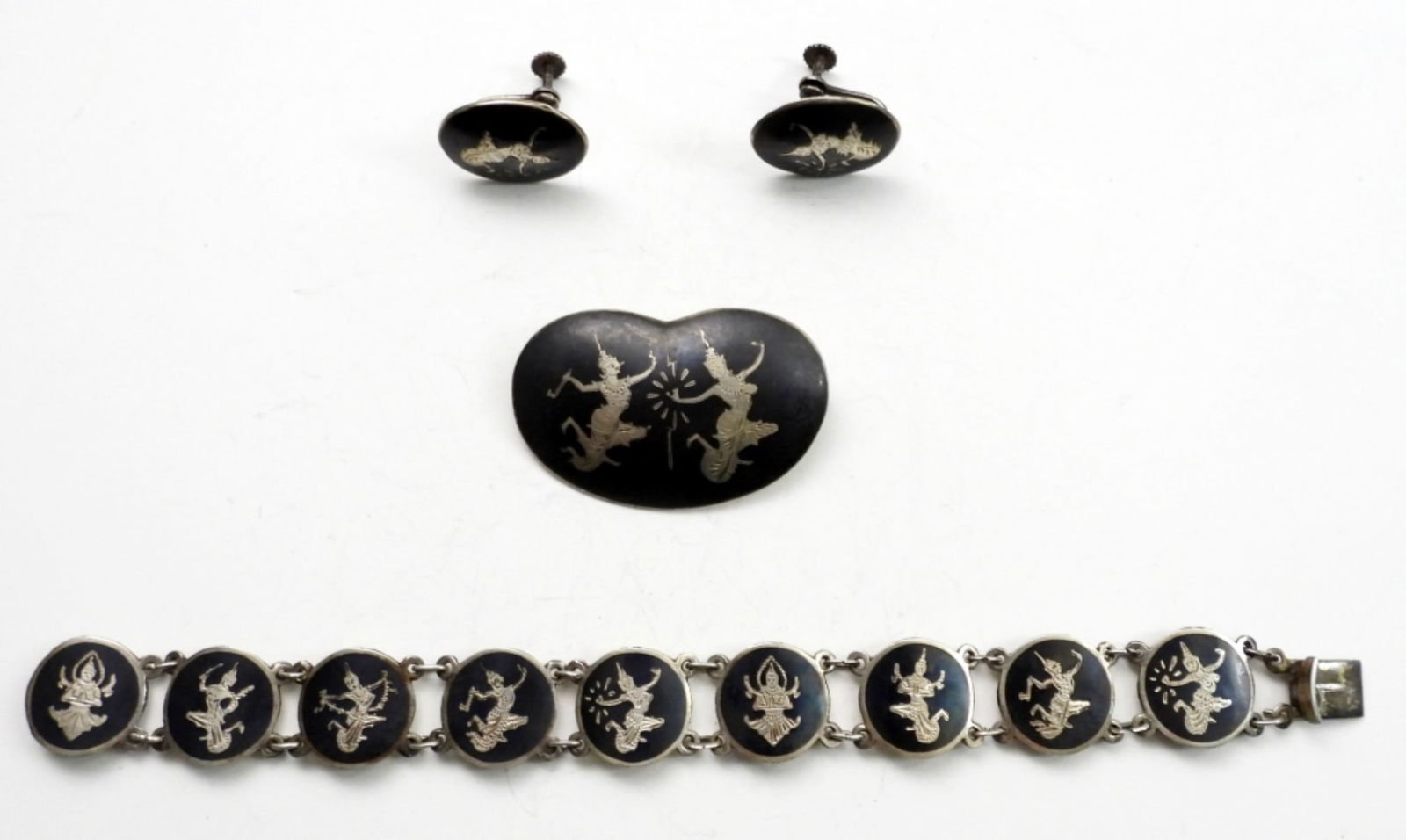 Siam Sterling Set of 3 (1 of 4)