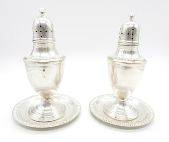 Vintage Sterling Salt & Pepper Shakers